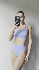 Scoop Neck Bra - Bel Air Blue