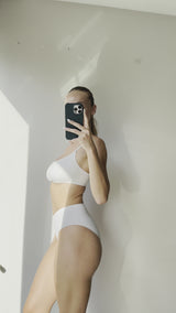 Mid Waist Brief - Coconut Milk