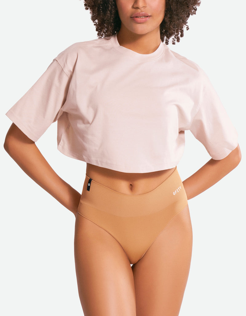 High Waist Thong Bundle Set 4'lü