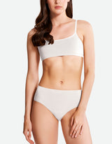 Mid Waist Brief - Coconut Milk