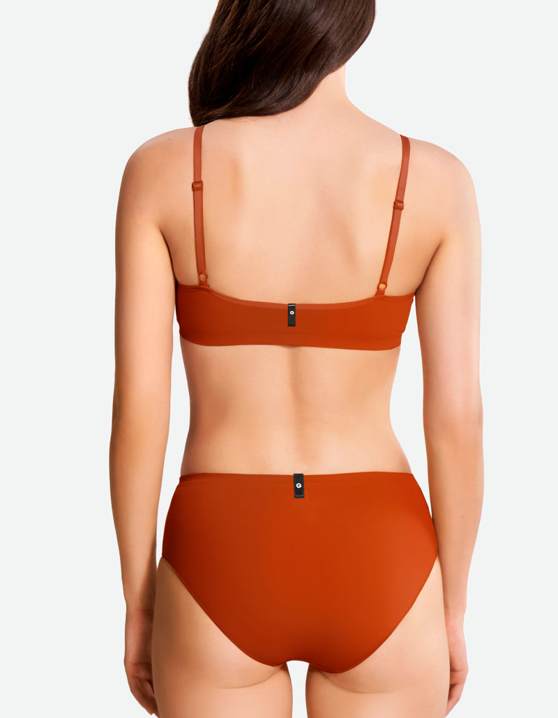 Mid Waist Brief - Sugar Almond