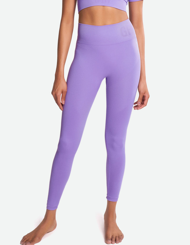 High Waist Seamless Tights - Bougainvillea