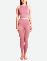 High Waist Tights - Brandied Apricot