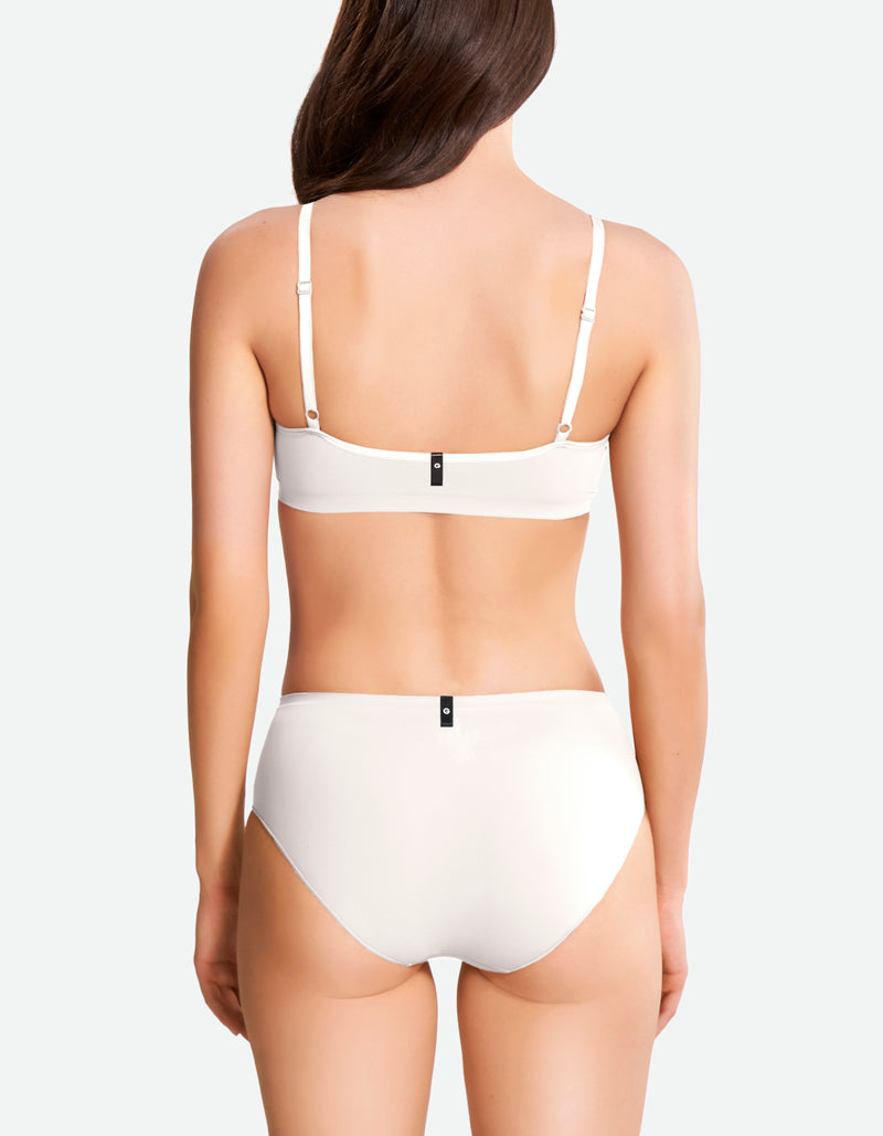 Mid Waist Brief - Coconut Milk