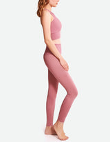 High Waist Tights - Brandied Apricot