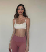 Scoop Neck Bra - Coconut Milk