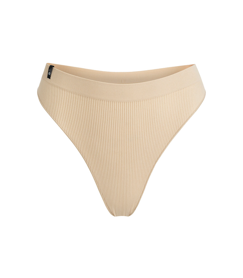 Low Waist Thong - Wheat