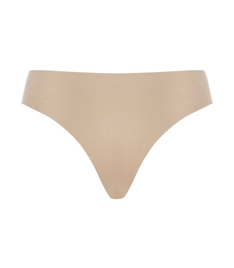 Low Waist Cheeky Thong- Nougat