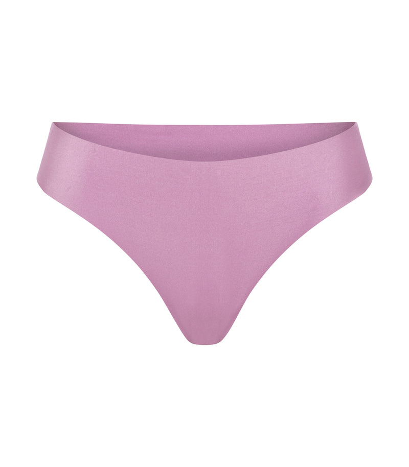 Low Waist Cheeky Thong- Sheer Lilac