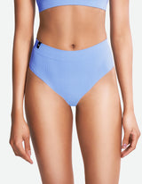 Mid Waist Thong - Bel Air Blue