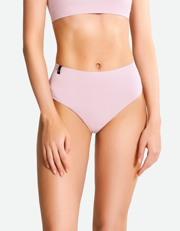 Mid Waist Thong - Burnished Lilac