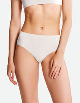 Mid Waist Brief - Coconut Milk