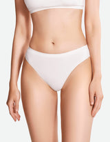 Low Waist Cheeky Thong- Coconut Milk