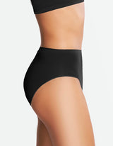 High Waist Full Brief - Black Beauty