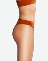 Low Waist Cheeky Thong- Sugar Almond