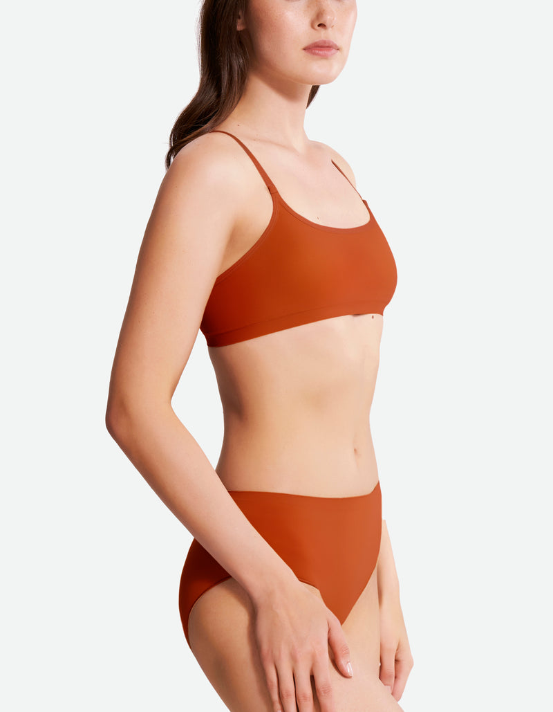 Mid Waist Brief - Sugar Almond