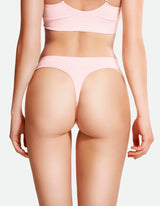 4 Adet Düşük Bel RibSeamless Tanga Bundle Set