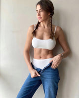 Scoop Neck Bra - Coconut Milk