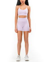 Askılı Crop Top- Lilac