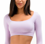 Active Long Sleeve Crop Top