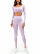 Active Long Sleeve Crop Top