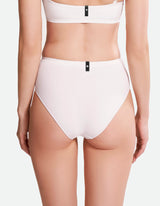 High Waist Full Brief- Coconut milk