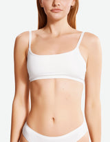 Scoop Neck Bra - Coconut Milk