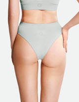 Mid Waist Cheeky - Pearl Blue