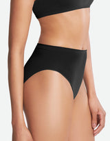 High Waist Full Brief - Black Beauty