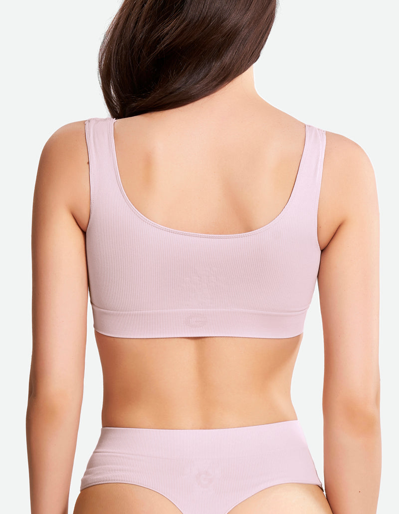 Scoop Neck Bra - Burnished Lilac