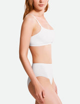 High Waist Full Brief- Coconut milk