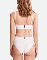 High Waist Full Brief- Coconut milk