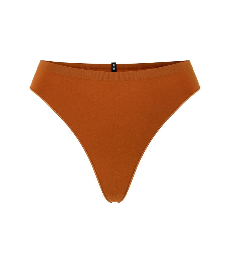 Low Waist Cheeky Thong- Sugar Almond