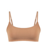 Scoop Neck Bra - Indian Tan