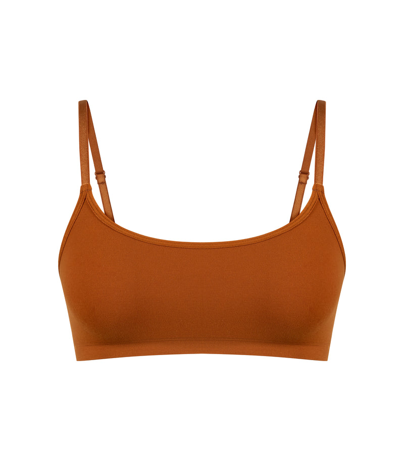 Scoop Neck Bra - Sugar Almond