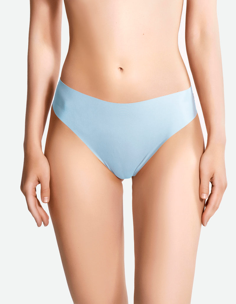 Mid Waist Hipster- Cashmere Blue