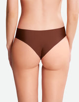 Low Waist  Cheeky Thong- Chocolate