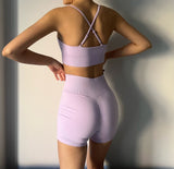 Active High Waist Seamless Shorts